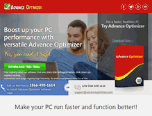 Tablet Screenshot of advanceoptimizer.com